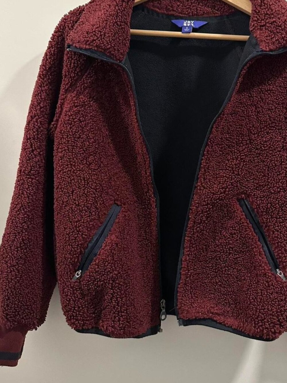 Sherpa zip up Athletic Jacket